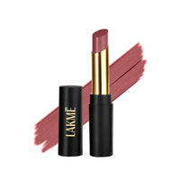 Lakmé Absolute Beyond Matte Lipstick, Velvety matte finish, blurs lip lines, lightweight & longlasting, lipstick, Nude Nectar