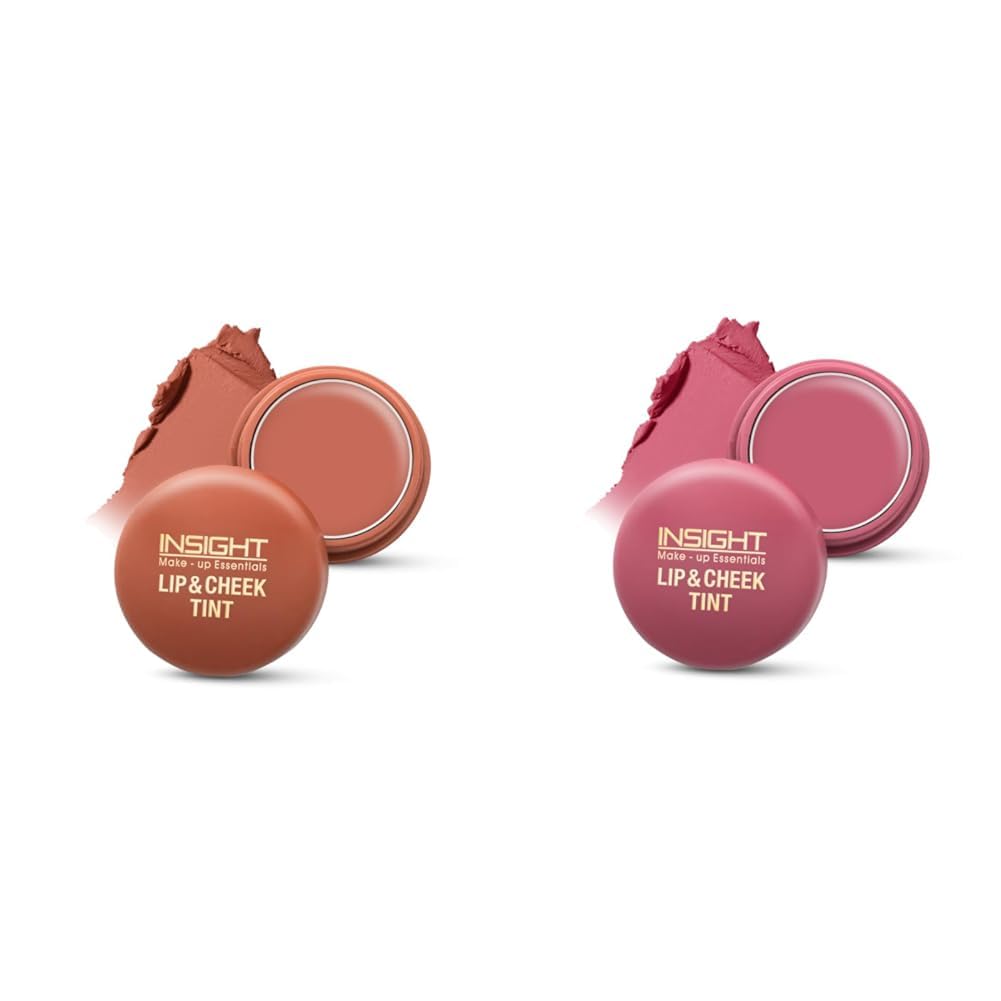 Insight Cosmetics Creamy Finish Lip & Cheek Tint & Lip & Cheek Tint B07-03 & B07-05 Pack of 2