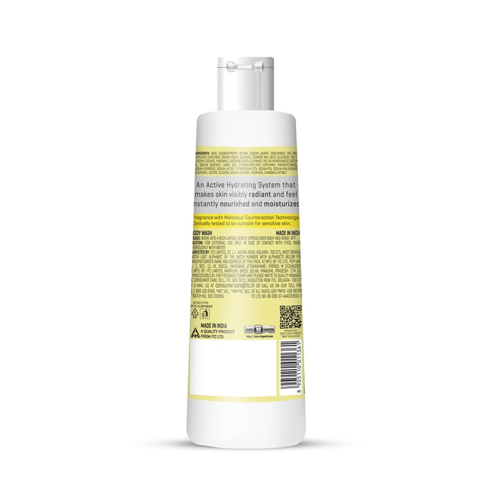 Dermafique Hydra Soft Nourishing Body Wash – 250ml, Showergel for Women & Men, No Parabens/SLS/SLES, With Vitamin E & Chamomile, Suitable for Sensitive - Normal Skin | Dermatologist Tested