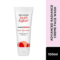 Revlon Touch & Glow Advanced Radiance Crème Face Wash (100 gm)- (Enriched with Vitamins E, C & B5 that moisturize the skin)