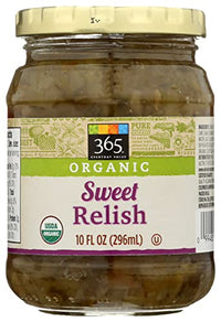 365 Relish Sweet Pickle Organic, 10 Fl Oz