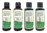 Khadi Pure 21 Herbs & Amla Bhringraj Hair Oil, 210 ml (Pack of 4)