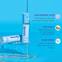 Moody 7D Hydro Burst Lip Serum Roll-On with Hyaluronic Acid, Kojic & Ceramides For Pigmentation & Hydration| Lip Serum for Chapped & Dry Lips | Nourishing and Moisturizing Lips | Paraben Free & Vegan