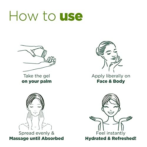 Boroplus Aloe Vera Gel With Green Tea 100% Organic For Skin & Hair, Rich In Vitamin E And Antiseptic Herbs For Smooth, Nourished And Moisturised Skin, 200Ml