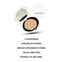 SHOPAAREL True Matte Compact Powder that Protects Skin from Sun, Absorbs Oil, Sweat and helps you to stay fresh (04)