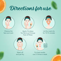 Himalaya Tan Removal Orange Peel-Off Mask, 50g