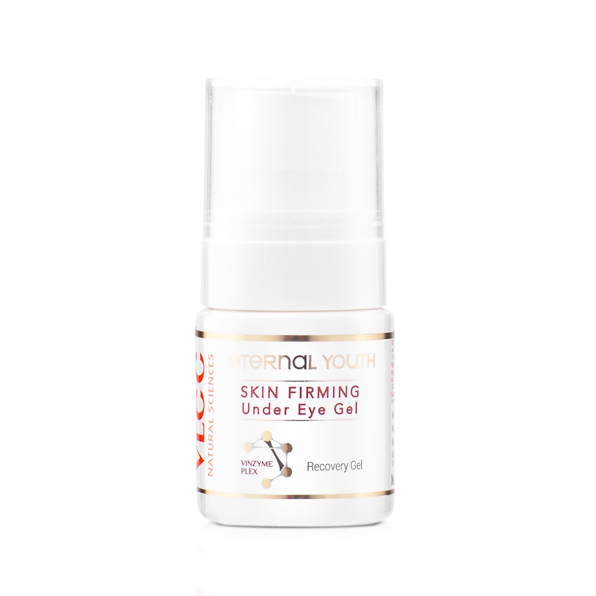 VLCC Eternal Youth Skin Firming Under Eye Gel - 20ml | Reduces Puffiness, Minimizes Pore Visibility, Smoothens Skin | Anti-Ageing Recovery Eye Gel | With Vinzyme Plex, Vitamin E and Niacinamide.