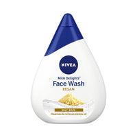 NIVEA Milk Delights Face Wash Fine Gramflour For Oily Skin 50ml, 50 ml