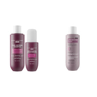 Bare Anatomy Curl Defining Shampoo + Curl Intensifying Leave In Conditioner Cream |Women & Men | 250 ml + 140ml Ultra Smoothing Shampoo for Dry and Frizzy Hair | For Men & Women | 250ml