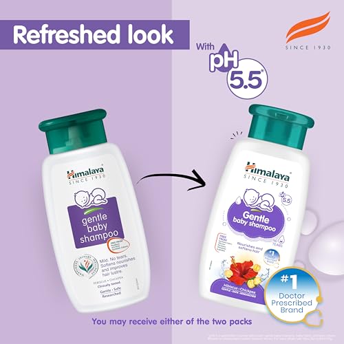 Himalaya Gentle Baby Shampoo 100ml | No Tears formula | Cleanses, softens and nourishes baby's  hair