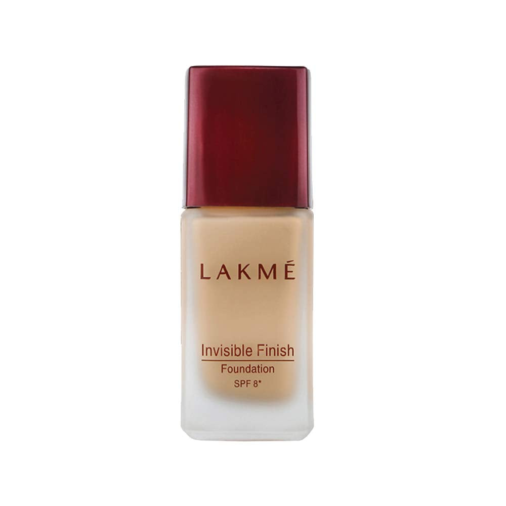 Lakmé Invisible Finish Spf 8 Natural Foundation Cream, Shade 04, 25Ml & Invisible Finish Light Coverage Spf 8 Foundation, For Normal Skin Shade 05, 25Ml, Pack Of 2