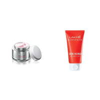Lakmé Absolute Perfect Radiance Skin Brightening Day Creme, Light, 50G & Lakmé Strawberry Cream Face Wash, 100G