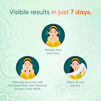 Himalaya Dark Spot Clearing Turmeric Face Wash| Reduce dark spots in 7 days | Organically sourced & Cold-pressed turmeric 200ml