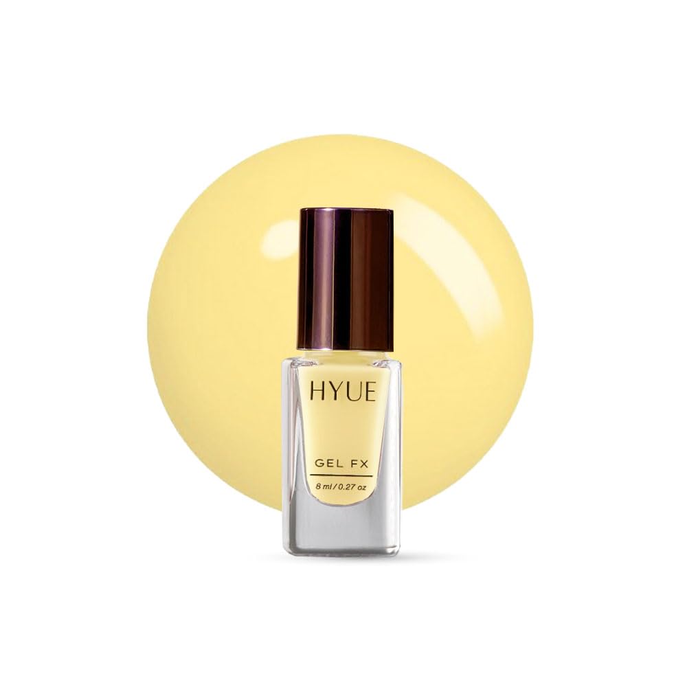 HYUE Gel FX Nail Paint | Spring-Summer Pastels | 8 ml x 5 | Ultra-Glossy Shine | Long-Lasting Wear | Chip-Resistant Formula | Quick-Drying | High-Impact Glossy Finish | Available in 22 Shades
