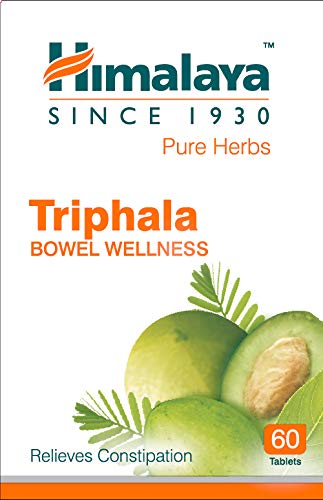 Himalaya Wellness Triphala Bowel Wellness |Relieves constipation| - 60 Tablets and Himalaya Manjishtha - 60 Tablets
