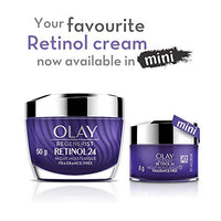Olay Regenerist Retinol 24 Night Mini Cream l Renews and Resurfaces Skin Overnight l No Redness or Irritation | Fragrance Free l Normal, Oily, Dry and Combination Skin l 8g
