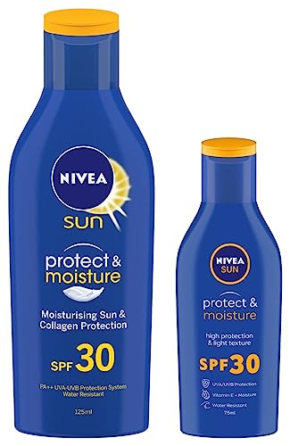 Nivea Sun Lotion For Oily Skin, Spf 30, With UVA & UVB Protection, 125 Ml & Sun Lotion For Oily Skin, Spf 30, With UVA & UVB Protection, 75 Ml, Pack Of 1