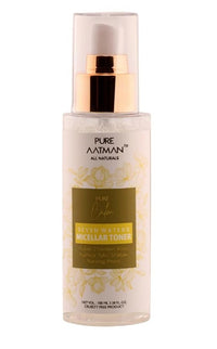 PURE AATMAN Seven Waters Micellar Toner | 100 ml Cleansing Water | Cleansing & Brightening