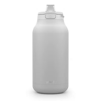 Ello Hydra 64oz Half Gallon Vacuum Insulated Stainless Steel Jug with Locking, Leak-Proof Lid and Soft Silicone Straw, Metal Reusable Water Bottle, Keeps Cold All Day Gray Thermos