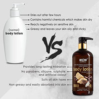 WOW Skin Science Shea Butter With Lactic Acid Body Lotion | Hydrates Very Dry Skin | Long Lasting 48 hrs Moisturization | Smoothens Rough, Flaky Skin | Calms Itchy Skin - 400ml (Pack of 2)