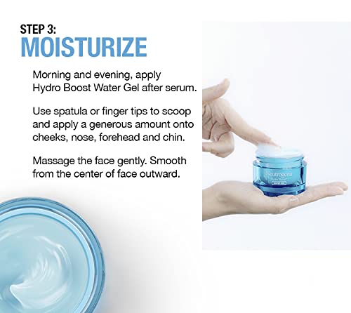 Neutrogena Hydro Serum | Hyaluronic Acid & Pro-Vitamin B5 | Nourishing & Hydrating | Smooth, Supple Skin | Face Serum for Men & Women | Transparent | 30ml