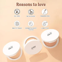 Iba Pure Skin Perfect Look Long Wear Mattifying Compact - Snow White, 9g | Even Coverage | Oil Free | Matte Finish | SPF 15 | Face Makeup | 100% Natural | Halal Certified & Vegan Makeup