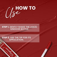 Seven Seas Long Lasting | Waterproof | Smudgeproof Tradition Sindoor (Red, 5ML)