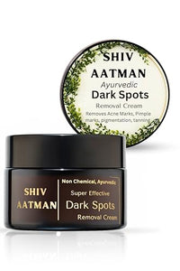 Shiv Aatman Dark Spots Removal Face cream for men and women. Super Effective in Removal of pigmentation, melasma, dark spots, uneven patchy dark skin, tanning, acne scars. (30 Gram, 2, count)