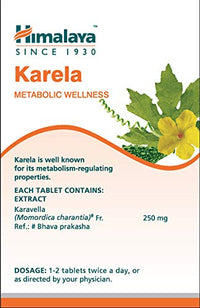 Himalaya Himalaya Wellness Pure Herbs Karela Metabolic Wellness - 60 Tablets, White