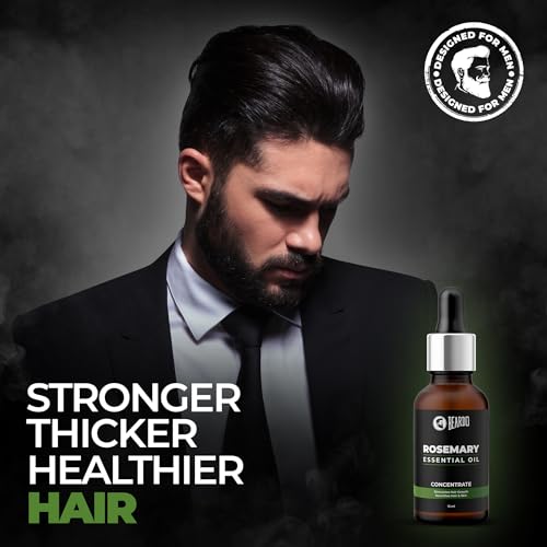 Beardo Rosemary Essential Oil, 15 ml | Rosemary Oil for Hair Growth, Hair fall and Regrowth | Hair & Skin Nourishment | 100% Natural | Aroma Oil