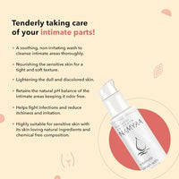 Namyaa Natural Lip Serum/Balm/Lightener/Moisturizer For Lip Lightening/Brightening/Toning/Moisturizing, 30 g And Namyaa Intimate Hygiene Wash For Men/Women With Tea Tree Extracts, 100 ml