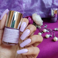 Debelle Gel Nail Polish Lilac Bloom (Soft Lilac Nail Paint)|Non Uv - Gel Glossy Finish |Chip Resistant | Seaweed Enriched Formula| Long Lasting|Cruelty And Toxic Free| 8Ml