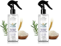 Bare Anatomy Nature x Science Rosemary Water Spray for Hair Growth & Hair Thickness with Rice Water |100% Natural Extract | Soft & Smooth Hair| Controls Hairfall| Non-Greasy & Fast Absorbing | 200 ml