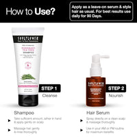 Soulflower Hair Growth Redensyl Tetragain Serum, Rosemary Oil, 3% Redensyl, 4% Anagain, Caffeine, Melanogray, Biotin, Rice Water, Anti Hair fall, Clinically Tested on Real people, Men & Women, 30ml