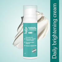 BAKE 6% Glycolic Acid Cream SPF 30 PA+++ with Niacinamide for Pigmentation, Dark Spots & Tan Removal | Daily Brightening Cream | Improves Uneven Skin Tone & Reduces Sun Damage | For Men & Women | 30g
