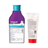 Spoo No-Tear Formula baby shampoo 125ml from Tedibar Family + Baby Cream 100ml (Pack of 1) + Atogla Baby Cream 100gm - By Torrent Pharma