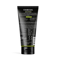 Globus Naturals Charcoal Face Scrub Enriched with Tea Tree, Retinol & Lactic Acid for Exfoliation, Acne & Blackhead Removal, 100 gm