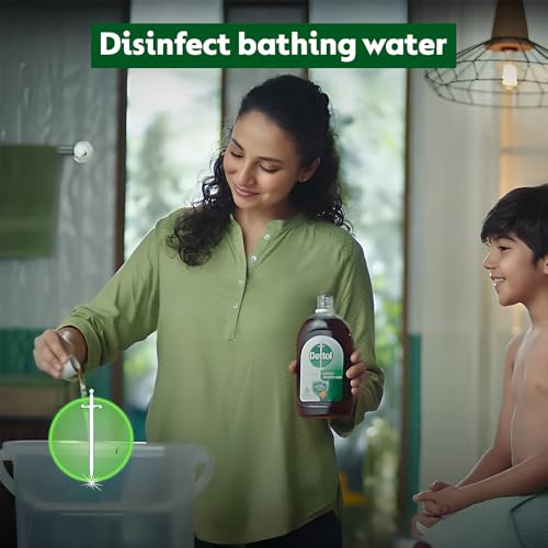 Dettol Antiseptic Liquid for First Aid, Surface Disinfection and Personal Hygiene, 1300ml
