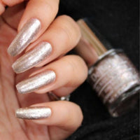 DeBelle Gel Nail Polish Sparkling Dust (Glitter Nail Paint)|Non UV - Gel Finish |Chip Resistant | Seaweed Enriched Formula| Long Lasting|Cruelty and Toxic Free| 8ml