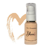 Bloom Beauty 3IN1 Foundation – Buttercream Glow | Lightweight Formula |Flawless Matte Finish