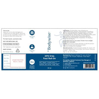 Be Bodywise Dry Skin & Heel Repair Kit | Deeply Hydrates & Exfoliates Skin | Infused with Ceramides | 20% Urea Foot Roll On (50ml) + 10% Urea Body Lotion (200ml)
