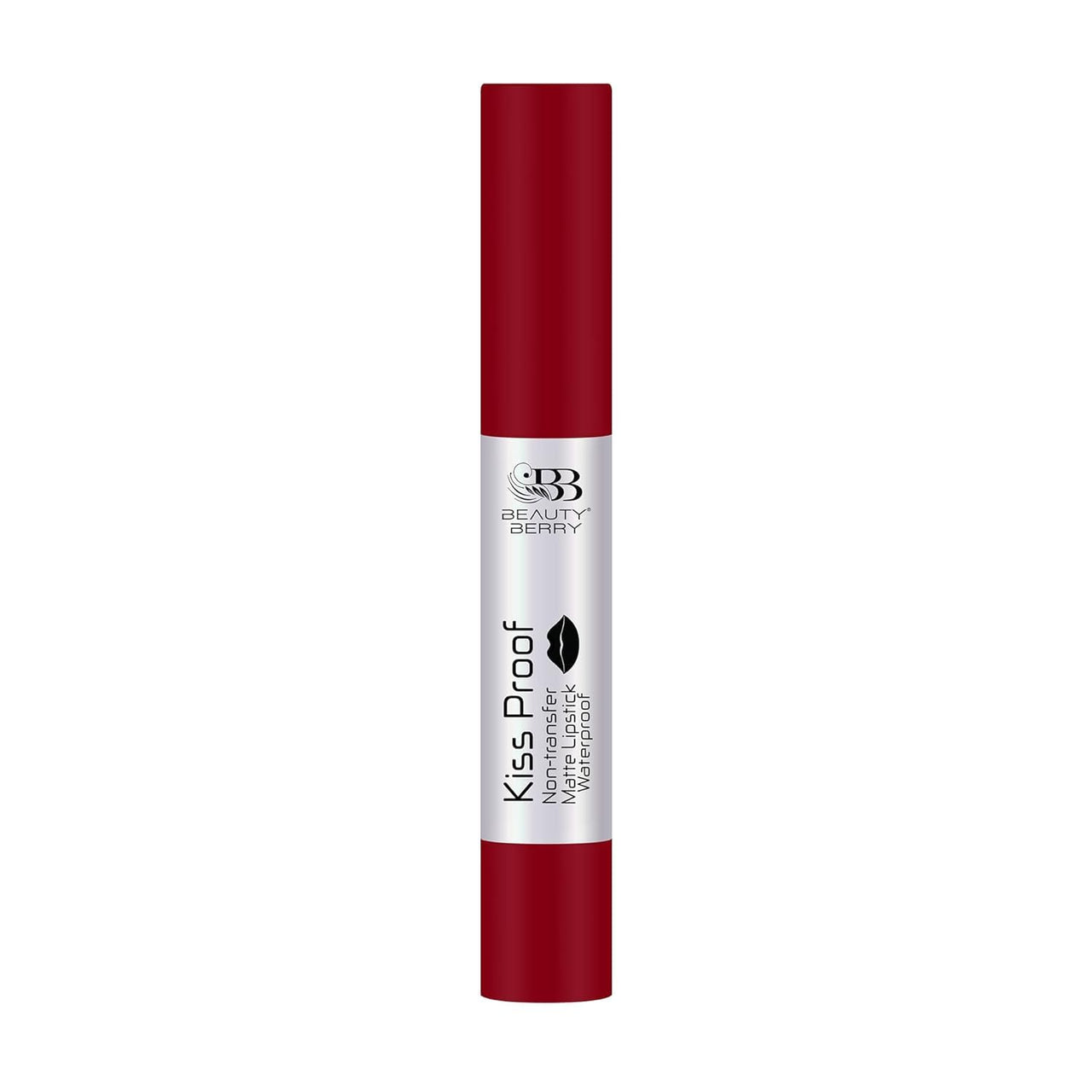 Beauty Berry Kiss Proof Non Transfer Matte Lipstick for Women, Waterproof Long Lasting Lip Crayon, Pack of 1. (sexy red-04)