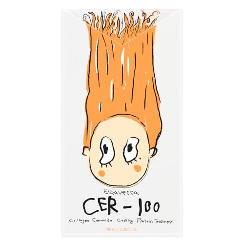 Elizavecca Cer-100 Collagen Coating Hair Protein Treatment 100Ml Unscented Ceramide Straightener & Treatment For Damaged Keratin Hair Care,1 Count