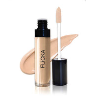 FLiCKA Cover Story Liquid Light Weight Translucent Concealer With Full Coverage For Women| Contains SPF, Argan & Avacado Oil| Concealer For Face Makeup, 01 Ivory, 9.ml