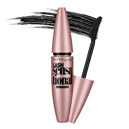 Maybelline New York Lash Sensational Waterproof Mascara, Black, 10g & Maybelline New York Volume Express Colossal Masacara, Waterproof, Black, 10ml