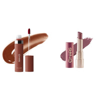 MARS Drip Lip Mist for Women (4.5 ml) (06-Cocoa Drip) Creamy Matte Long Lasting Lipstick for Women (3.2 gm) (20-Grapeful Ghoomar)