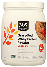365 Protein Whey Grass Fed Chocolate, 19.4 Ounce