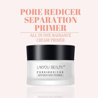 Lakyou Beauty Pore Reducer Primer | All-in-One Radiance Cream | Smooths & Enhances Glow Primer 30 ml