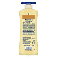 Vaseline Intensive Care, Deep Moisture Nourishing Body Lotion, 600ml, for Radiant, Glowing Skin, with Glycerin, Non-Sticky, Fast Absorbing, Daily Moisturizer for Dry, Rough Skin, For Men & Women