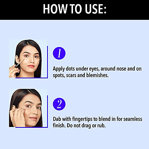 Blue Heaven Flawless Liquid Creamy Full Coverage Concealer For Normal Skin, Toffee 501, Matte Finish, 17Ml, Pack Of 1